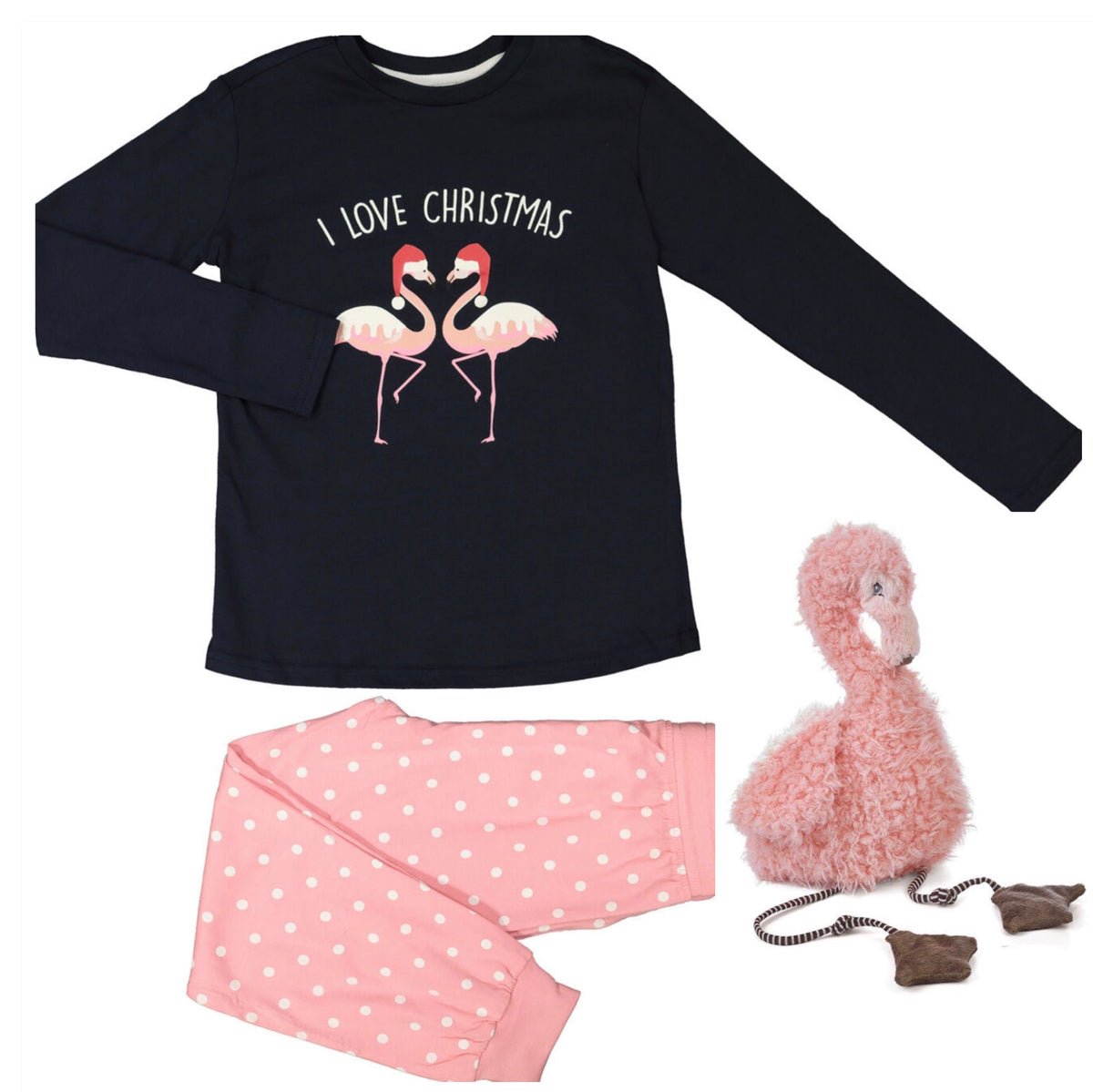 Flamingo 2024 christmas pjs