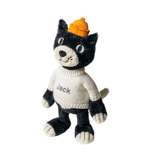 Jellycat Jack With Personalised Cream Jumper