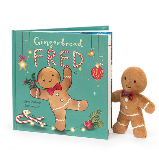 Jellycat Gingerbread Fred Book And Jolly Gingerbread Fred Original