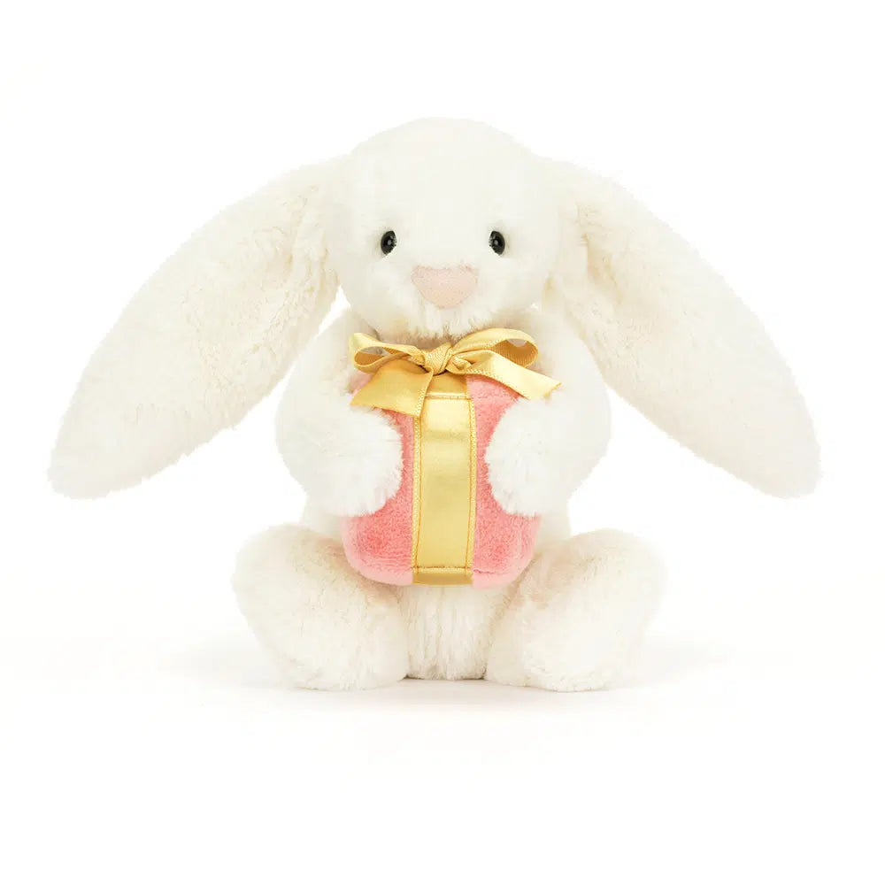 Jellycat Bashful Bunny With Present