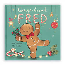 Jellycat Gingerbread Fred Book And Jolly Gingerbread Fred Original