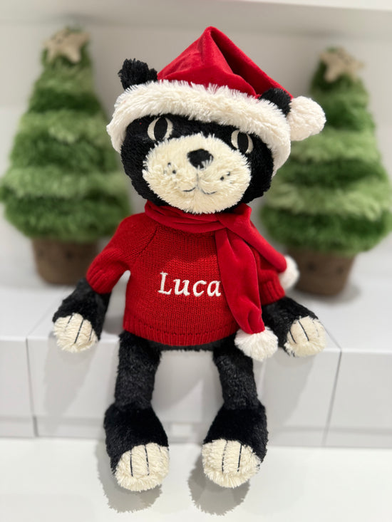 Jellycat Jack With Personalised Red Jumper