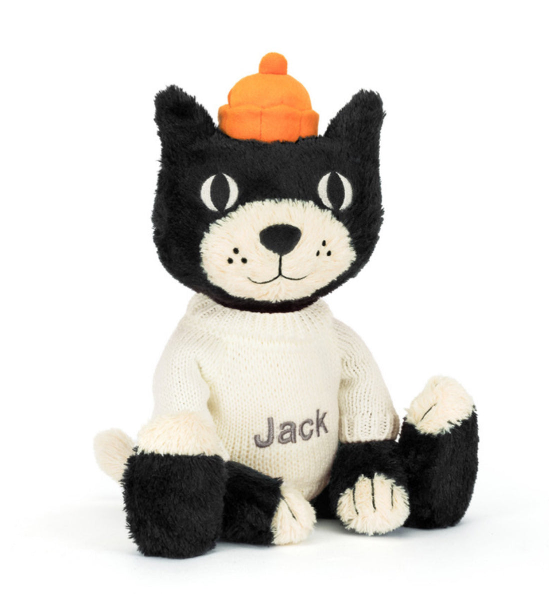 Jellycat Jack With Personalised Cream Jumper