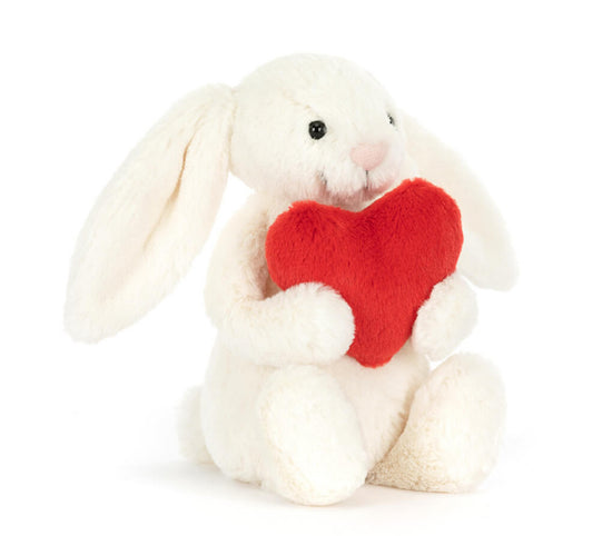 Jellycat Bashful Red Love Heart Bunny Large