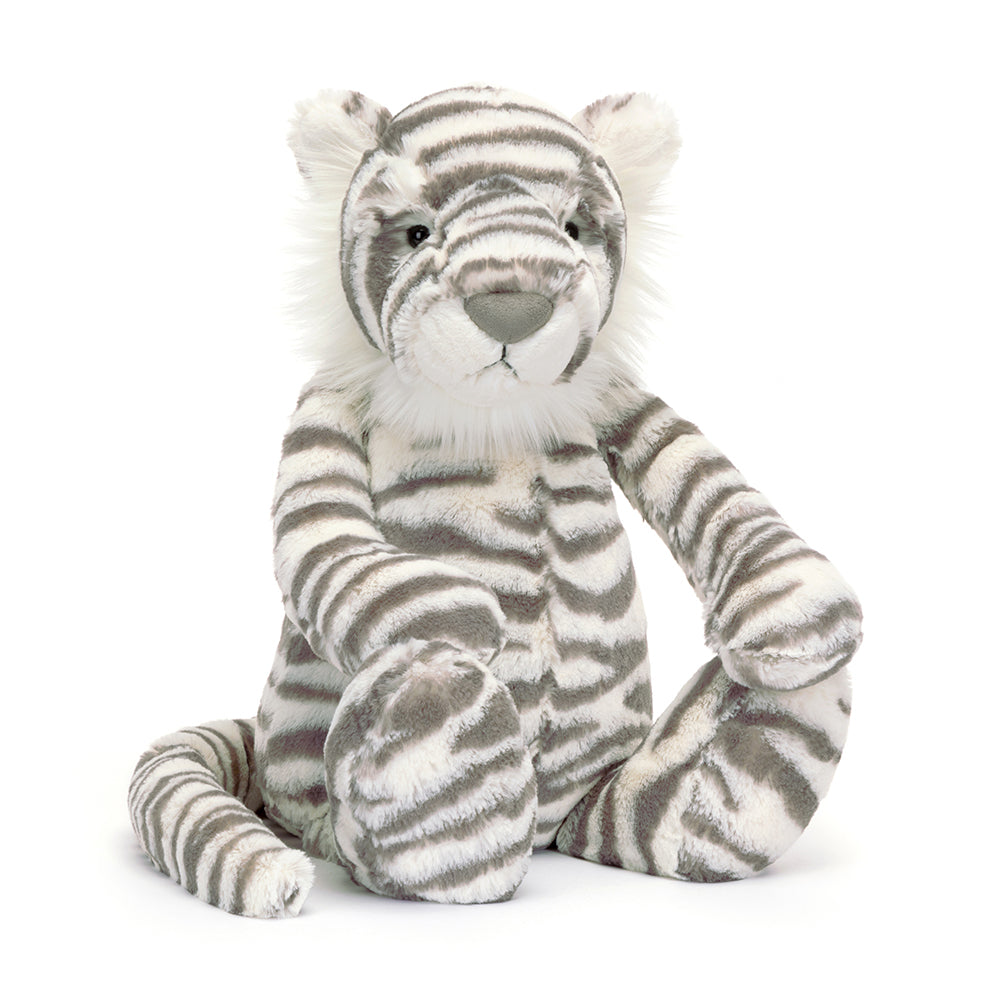 Jellycat Bashful Snow Tiger & f I Were A Snow Tiger Board Book