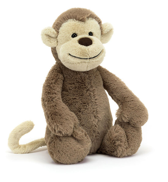 Jellycat Bashful Monkey and When I Am Sleepy Book