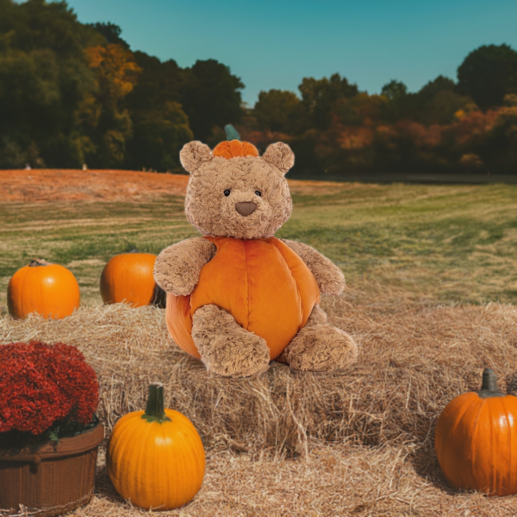 Jellycat Bartholomew Bear Pumpkin