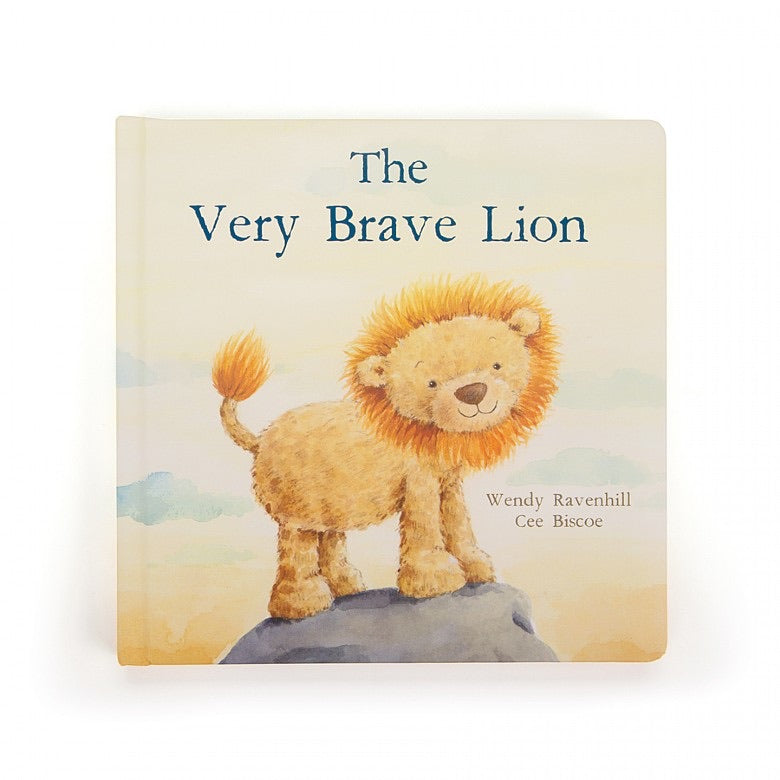 Jellycat The Very Brave Lion Personalised Gift Set Blue