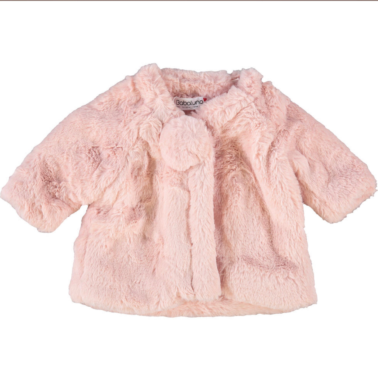 Babaluno Pink Faux Fur Coat